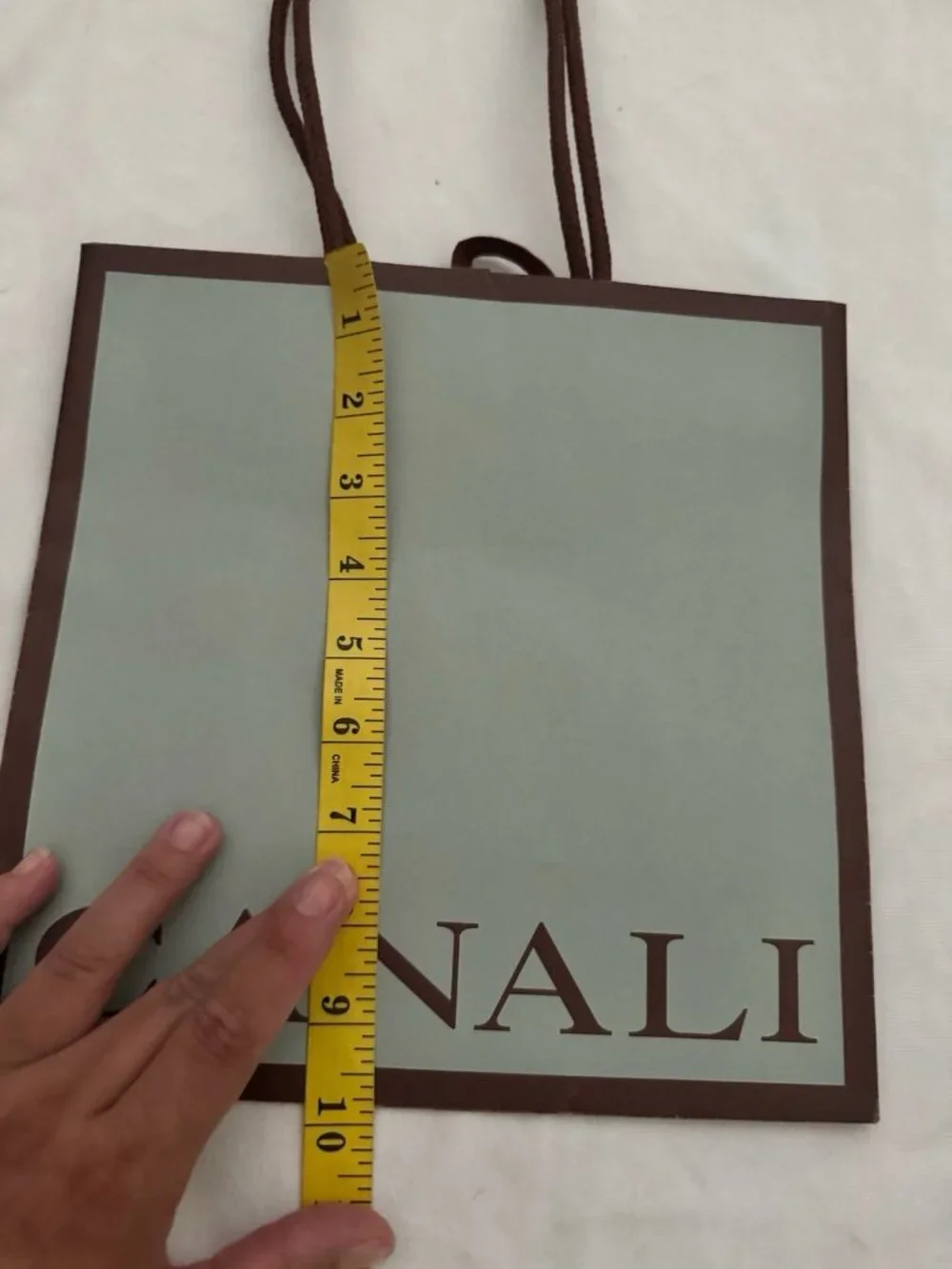 Canale Reusable Paper Shopping Bag Gift Rope Handle 9.5